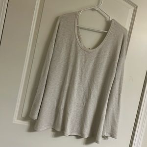 Off white blouse with bow in back